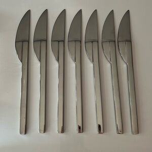 Vintage Boda Nova Stockholm pattern set of 7 Knives